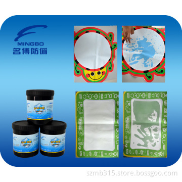 Silk-Screen Reversible Color Changing Water Sensitive Ink